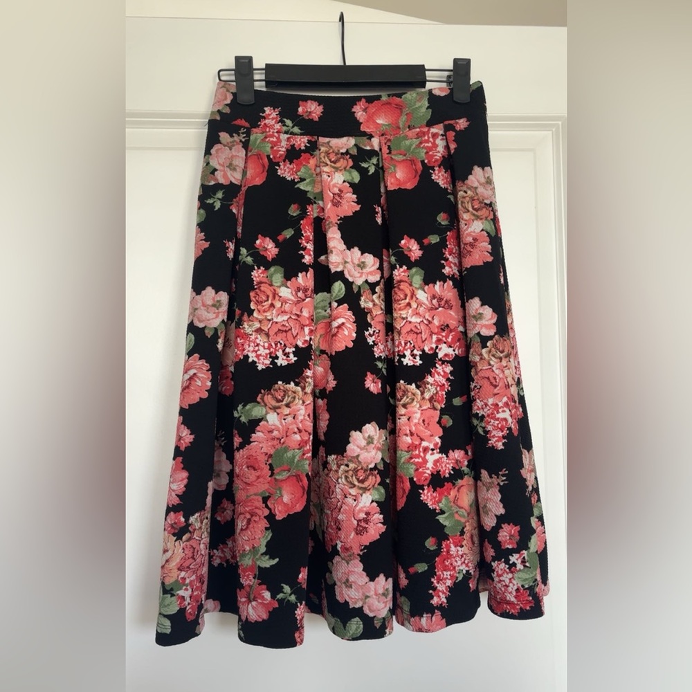 Floral Midi Skirt